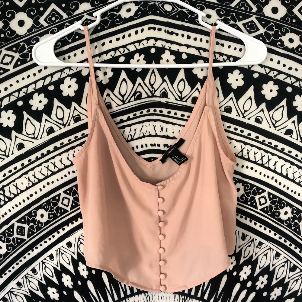 Pink Crop Top